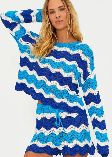 Beach Riot Beach Sweater Riviera Waves