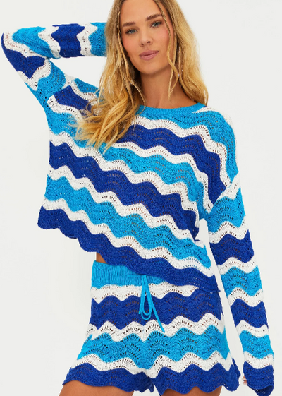 Beach Riot Beach Sweater Riviera Waves