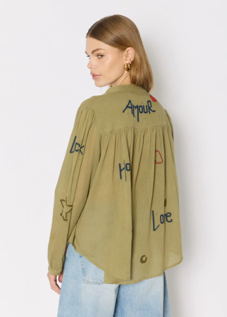 Berenice CASSANDRALUCKY Shirt Khaki