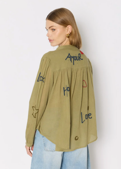 Berenice CASSANDRALUCKY Shirt Khaki