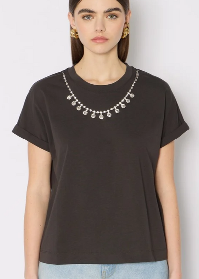 Berenice TEJEWEL T-shirt w/ Elegant Removable Collar