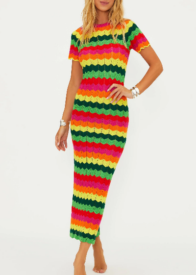 Beach Riot Emory Dress Mango Tango