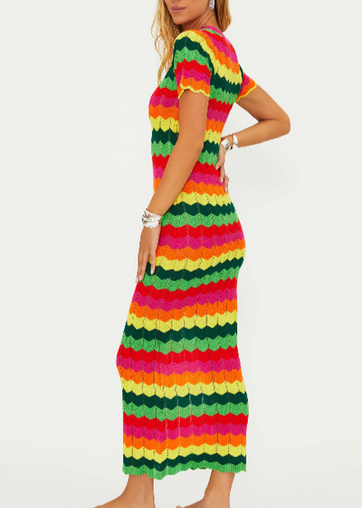 Beach Riot Emory Dress Mango Tango
