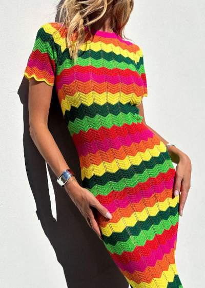 Beach Riot Emory Dress Mango Tango