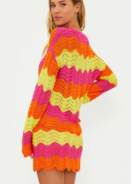 Beach Riot Beach Sweater Soleil Wave