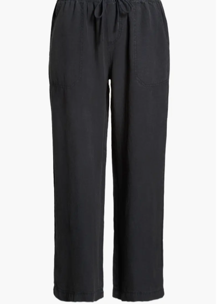 Splendid Angie Crop Wide Leg Pant Black