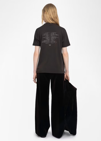 Zadig & Voltaire Edwin T-shirt Dark Chocolate