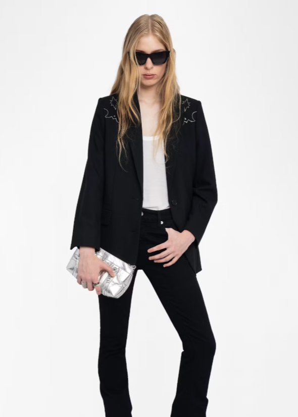 Zadig & Voltaire Viva Blazer Black