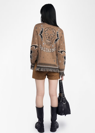Zadig & Voltaire Leon Wool Sweater Daim