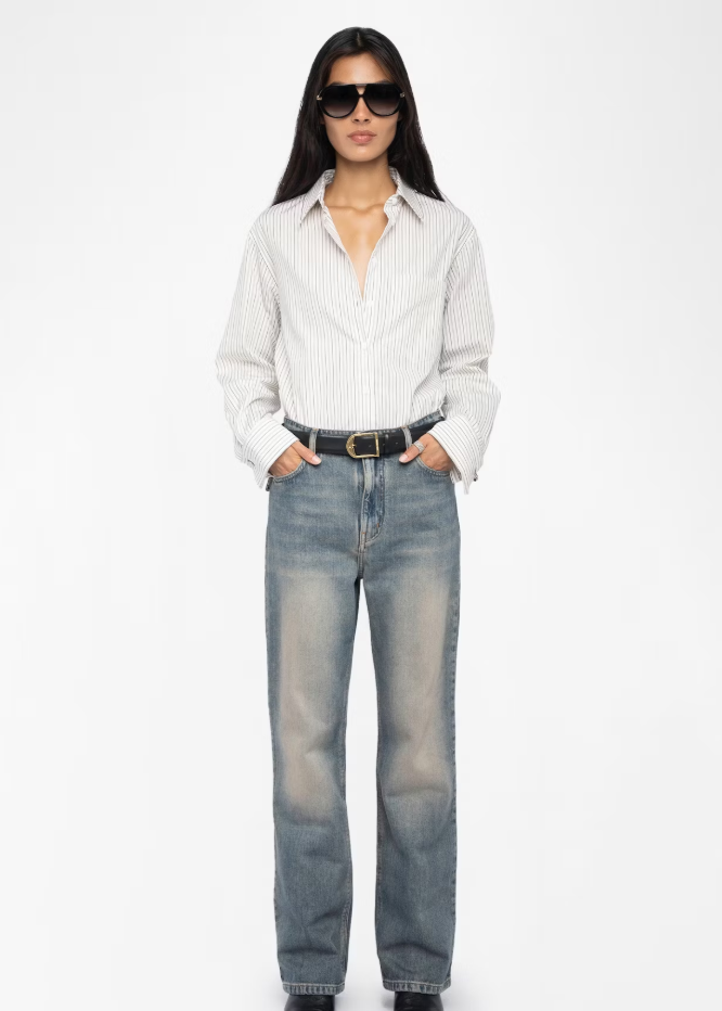 Zadig & Voltaire Morning Pop Voltaire Pinstripes Shirt