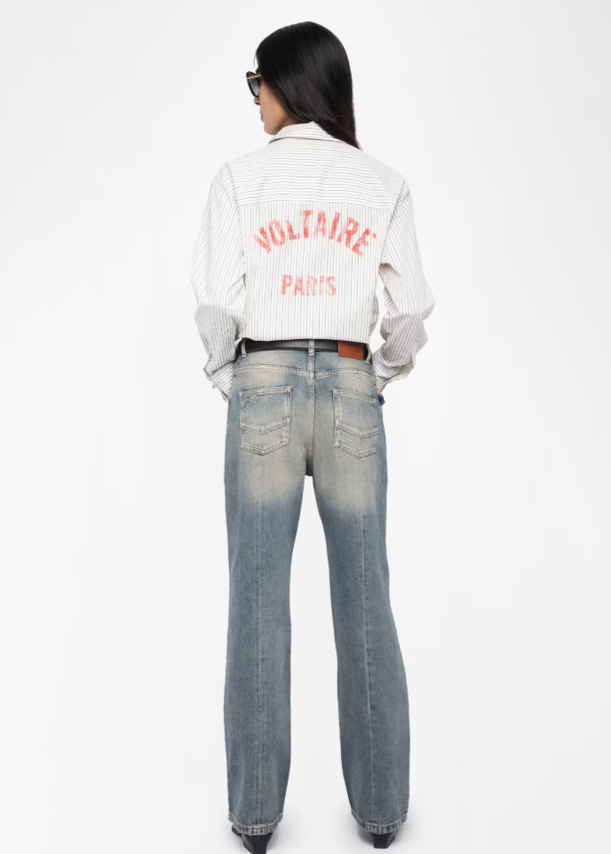 Zadig & Voltaire Morning Pop Voltaire Pinstripes Shirt