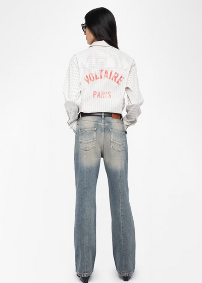 Zadig & Voltaire Morning Pop Voltaire Pinstripes Shirt