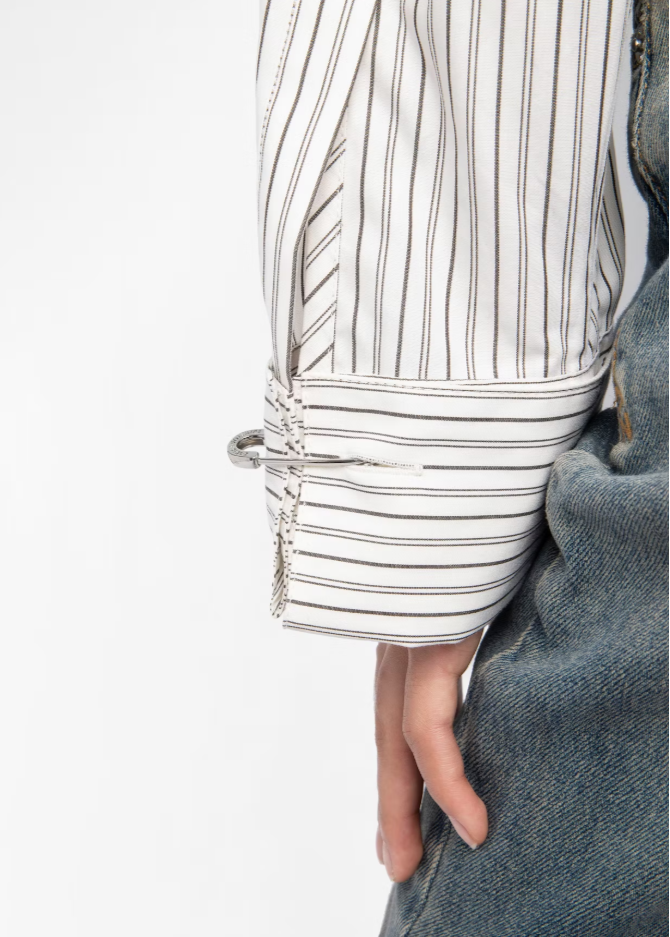 Zadig & Voltaire Morning Pop Voltaire Pinstripes Shirt