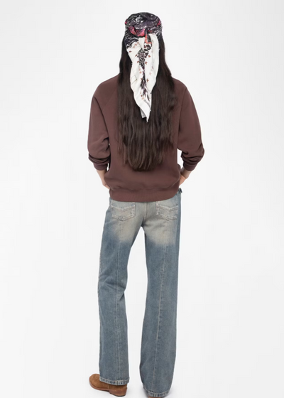 Zadig & Voltaire Upper Mo Voltaire Paris Crew Burgundy