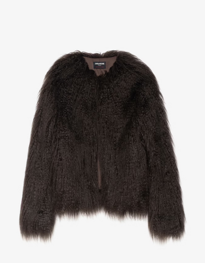 Zadig & Voltaire Freddie Coat Dark Chocolate