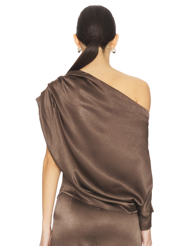 Nonchalant Kenzie Top Chocolate