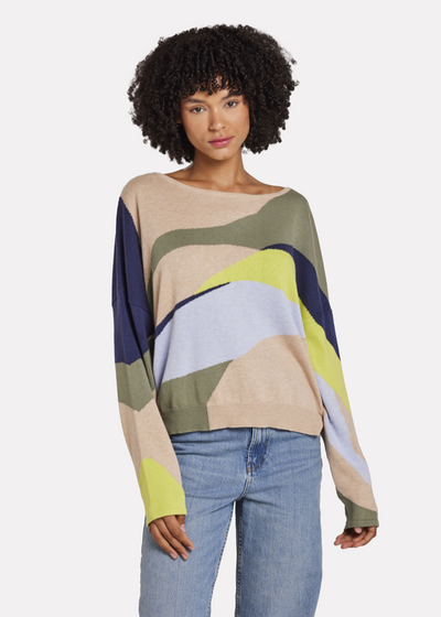 WISPR Abstract Reversible Top Frost Blue/Blueberry