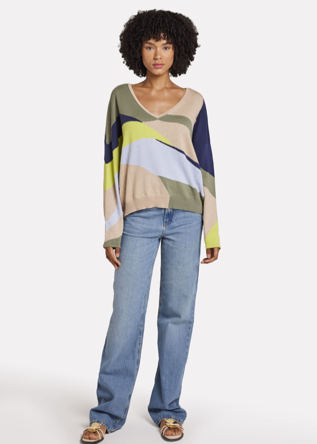 WISPR Abstract Reversible Top Frost Blue/Blueberry