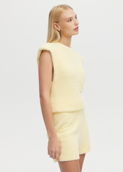 CHRLDR Vicki Vest Sweater Butter