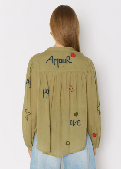 Berenice CASSANDRALUCKY Shirt Khaki