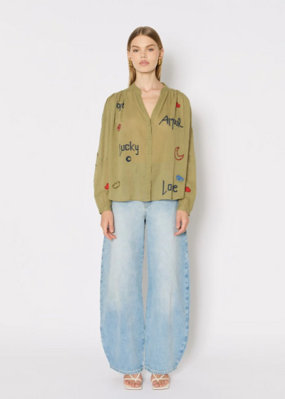 Berenice CASSANDRALUCKY Shirt Khaki