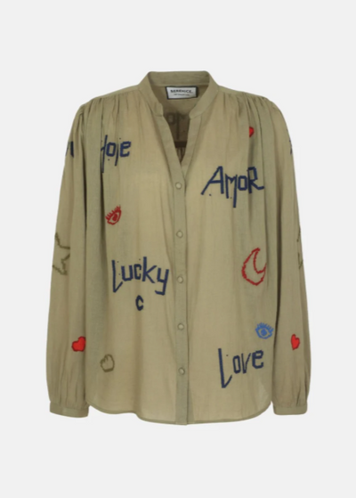Berenice CASSANDRALUCKY Shirt Khaki
