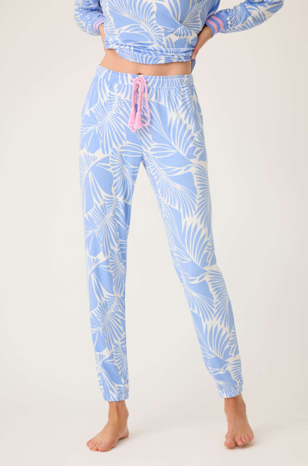 PJ Salvage Bayside Dreams Banded Pant Deep Blue
