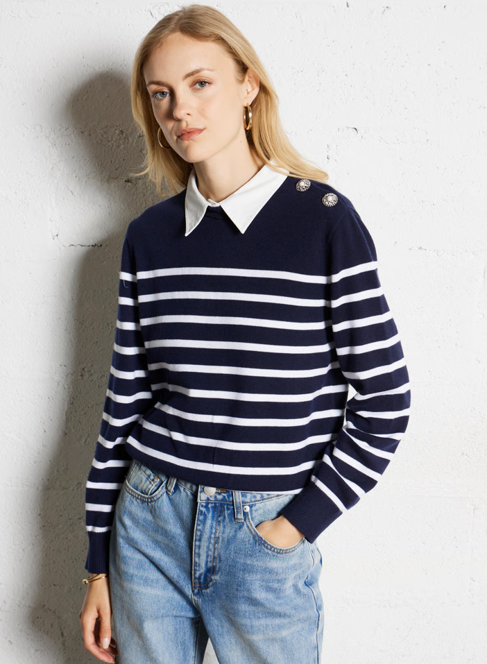 Suncoo Pilgrimi Sweater Navy