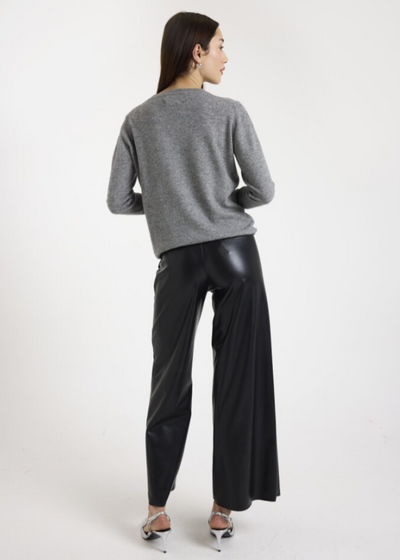 Brodie Pantha Jumper Cashmere Crewneck Sweater Grey
