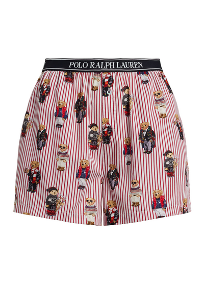Polo Ralph Lauren Sleep Boxer Allover Bear Red