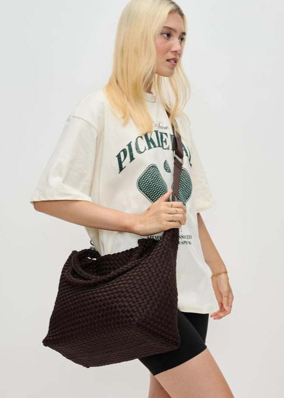 Sol & Selene Sky’s The Limit Medium Tote Chocolate