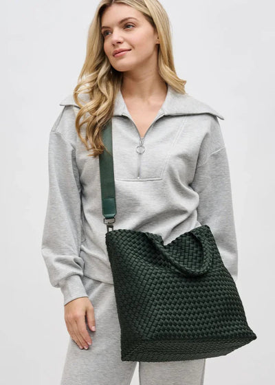 Sol & Selene Sky’s The Limit Medium Tote Olive