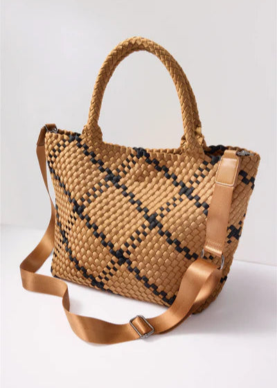 Sol and Selene Sky’s The Limit Medium Tote Sand Black