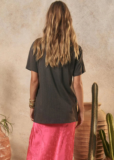 Spell Coco Cantina Biker Tee Charcoal