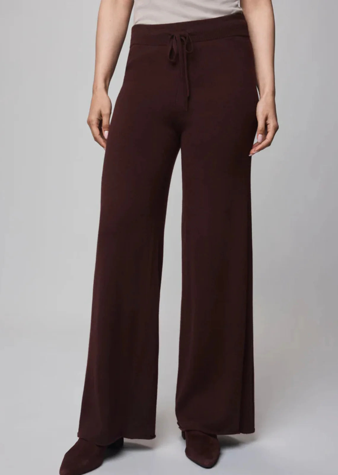 Splendid Georgie Full Length Pants Dark Plum