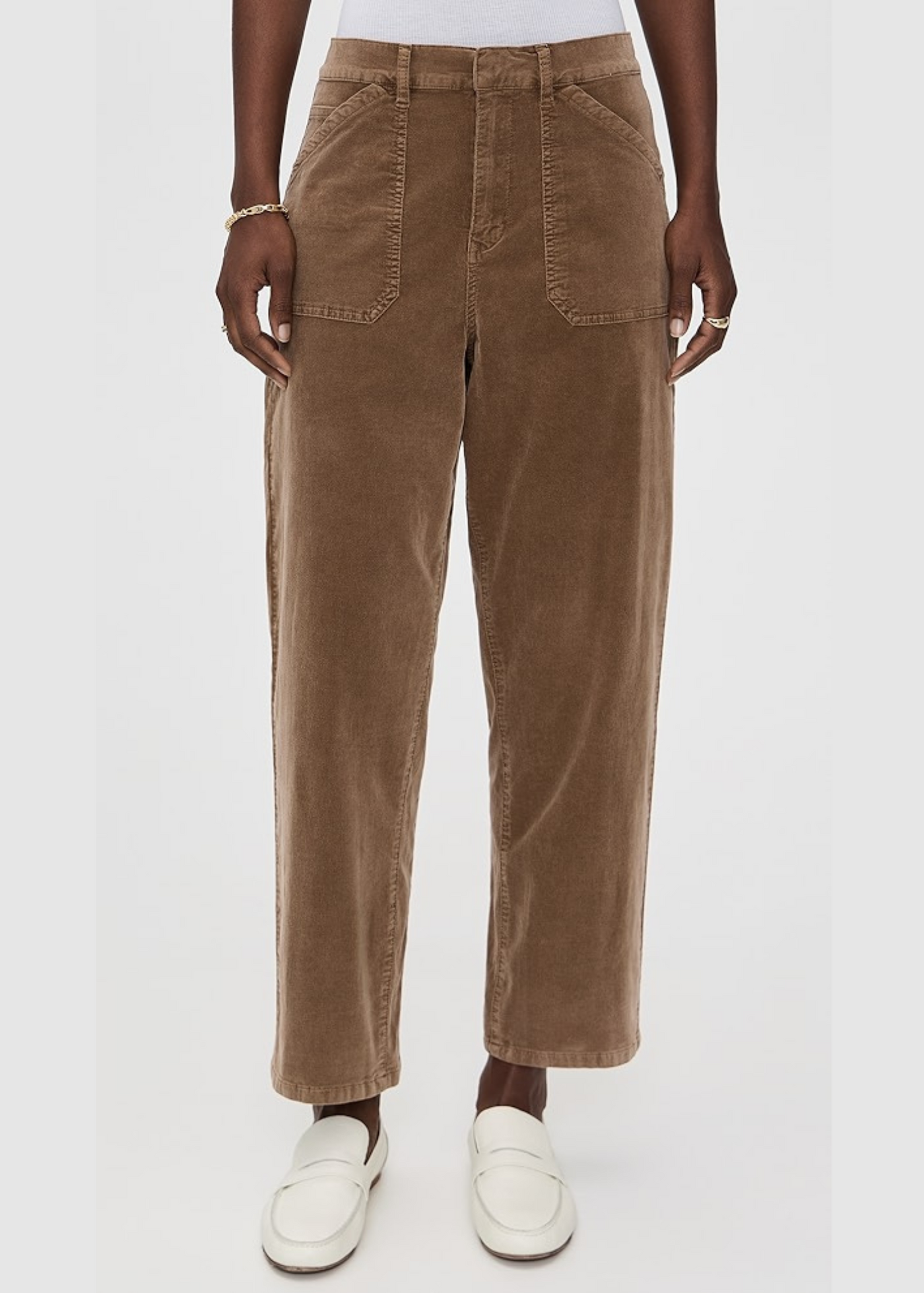 Splendid Carissa Corduroy Pant Dark Saddle