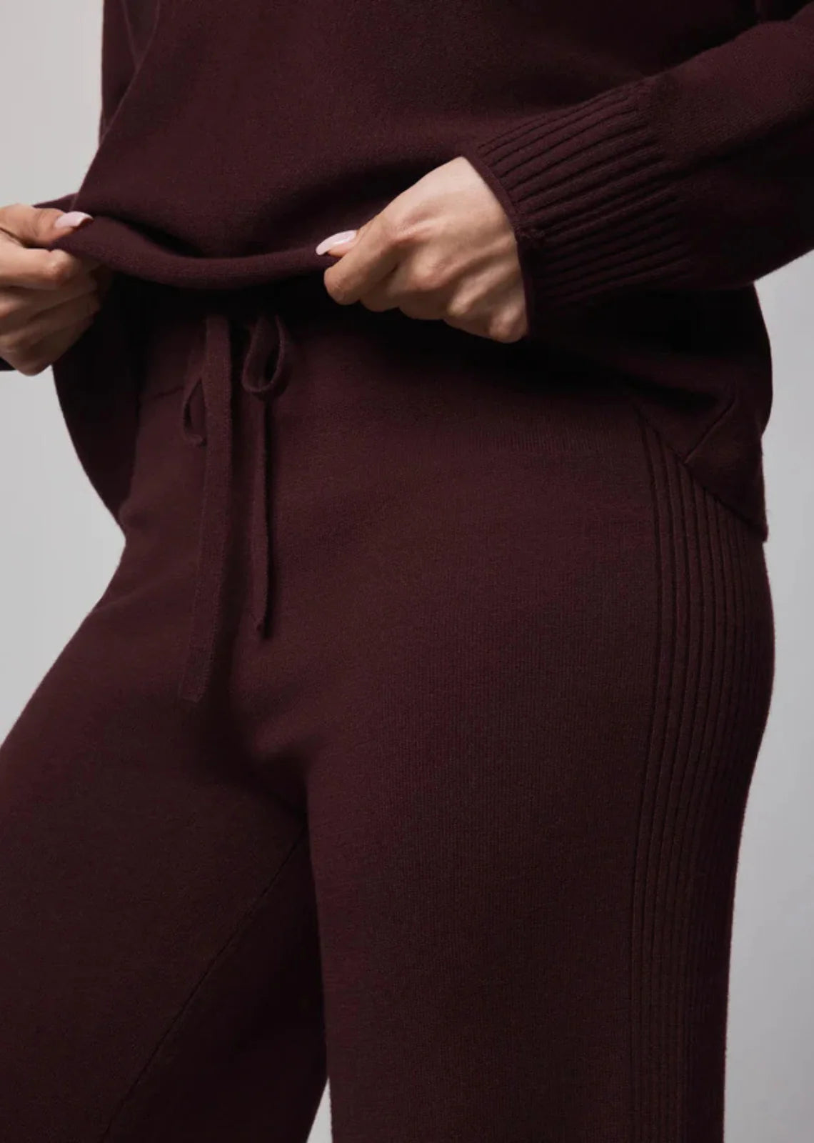 Splendid Georgie Full Length Pants Dark Plum