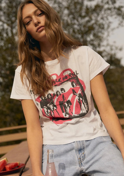 DayDreamer Rolling Stones "Only Rock And Roll" - Bleach White