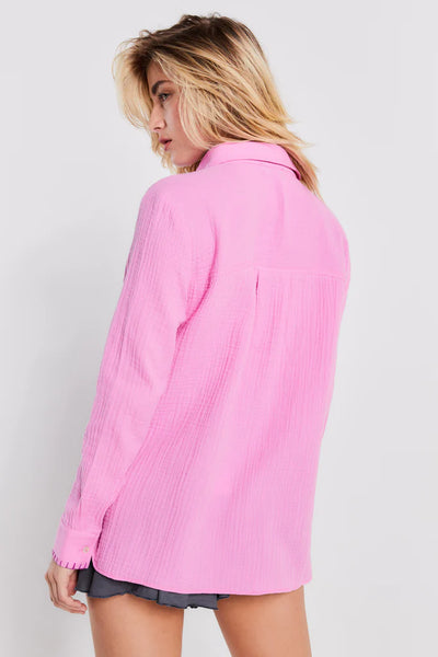 Lisa Todd L/S The Beach Shirt - Party Pink