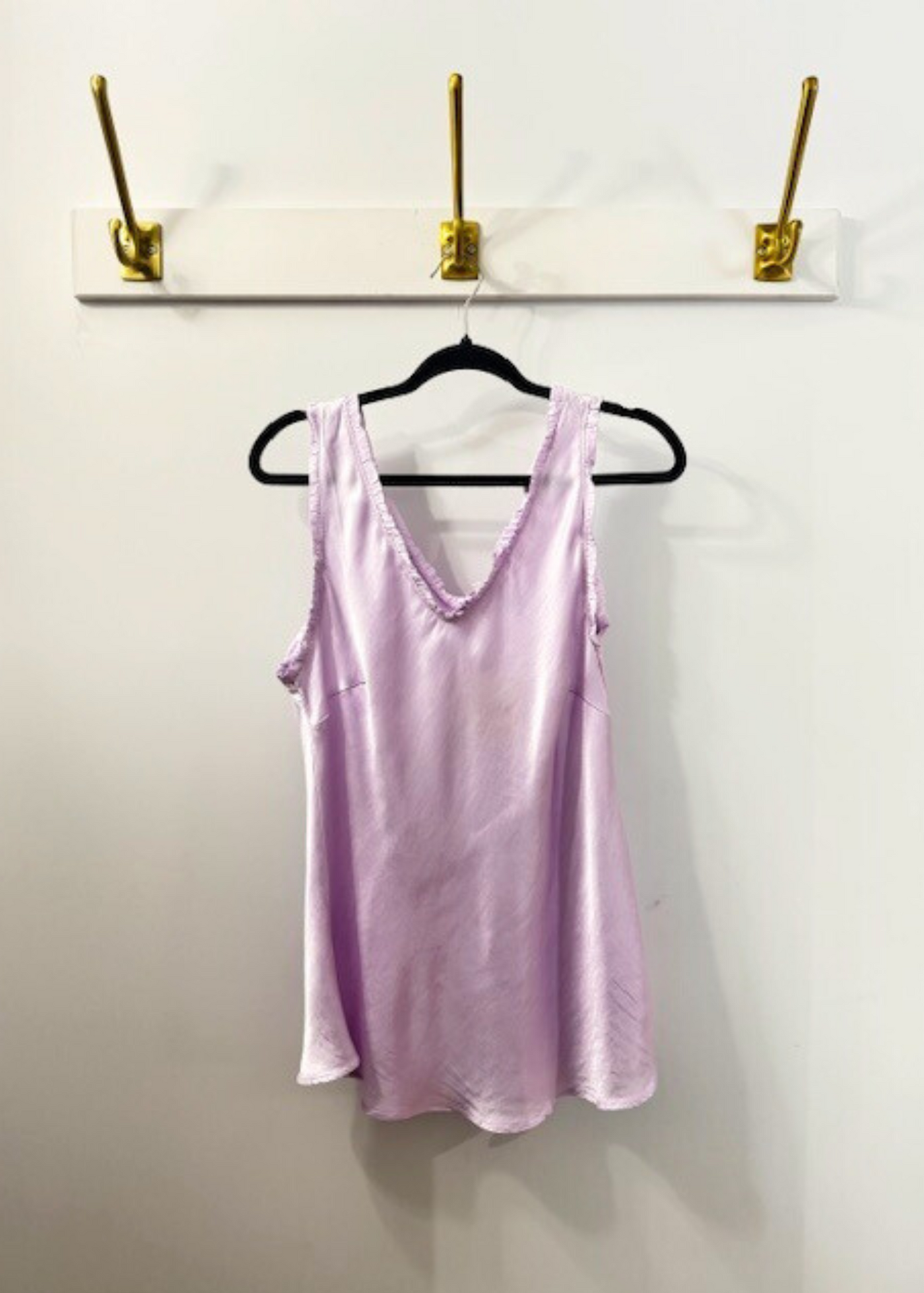 The Pink Door Silky Tank Top Lavender