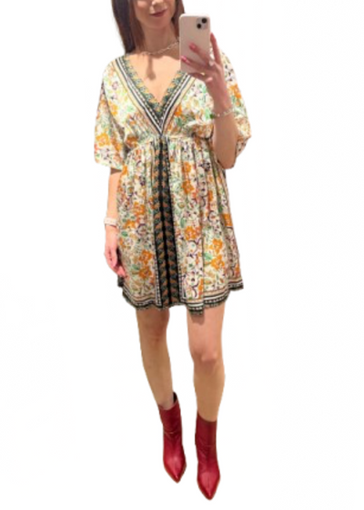Molly Bracken Floral Print Dress Clementine