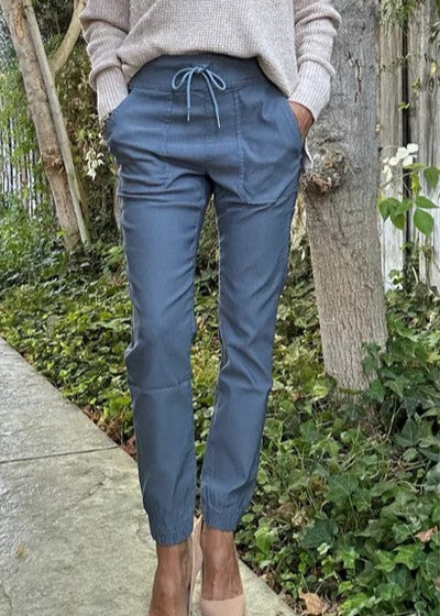 Bevy Flog Tali Dusty Blue Stripe Pants
