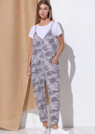 Wasabi & Mint Romper - Camo