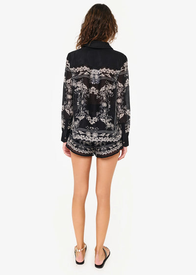 Cami Rafella Blouse Black Seasidebandana