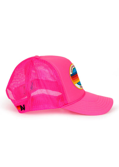 Aviator Nation Signature Vintage Low Rise Trucker Pink