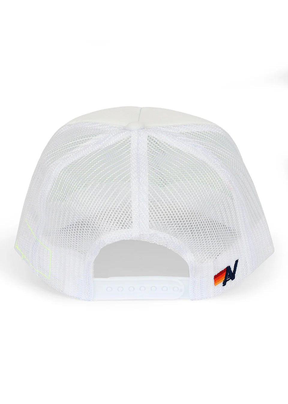 Aviator Nation Signature Low Rise Trucker Hat White
