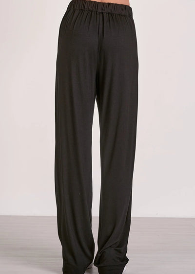 The Pink Door Knit Pull-On Pant Black