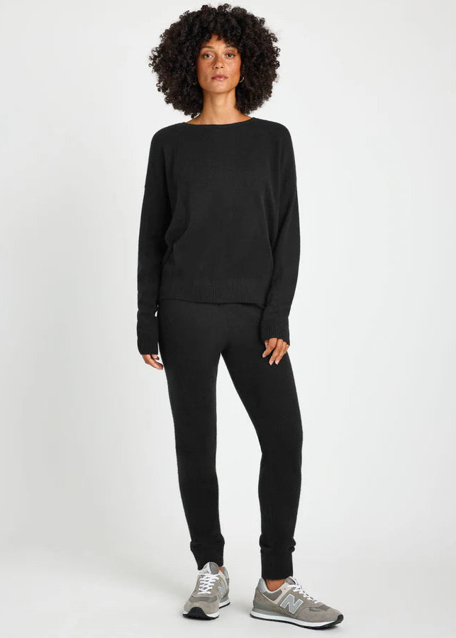 Splendid Tori Cashmere Jogger Black