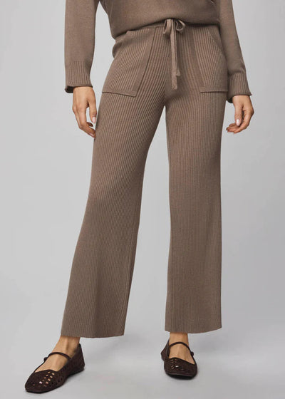 Splendid Georgie Rib Pant Brown