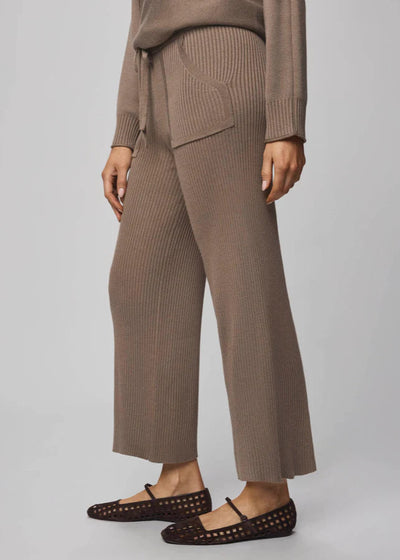 Splendid Georgie Rib Pant Brown